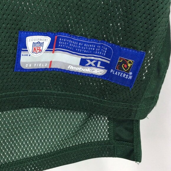 NFL Equipment Green Bay Packers Brett Farve Jersey XL On Field #4 Reebok - Picture 5 of 7